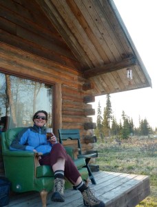 Me in a friend's porch, Ninilchik, AK