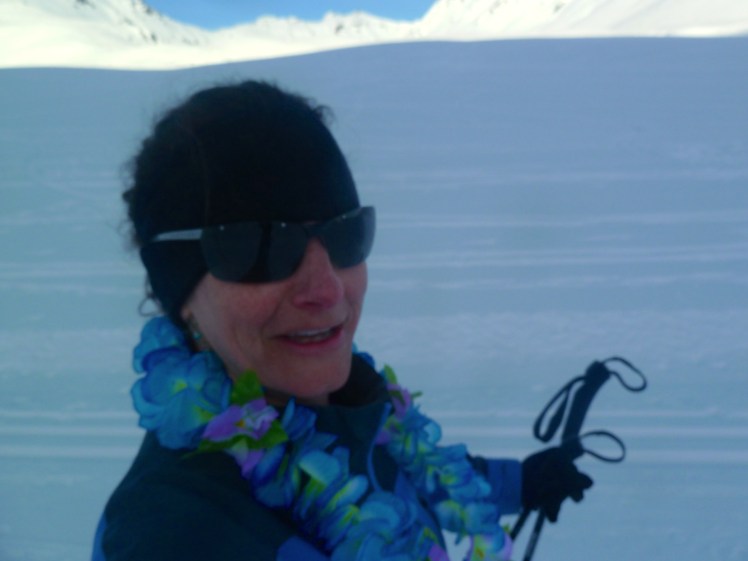 This is my attempt at a downhill moving selfie-not bad!